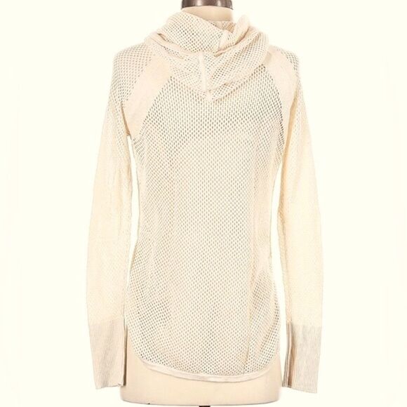 Cabi Cream Open Waffle Knit Summer Beach Tunic Hoodie - Picture 15 of 16